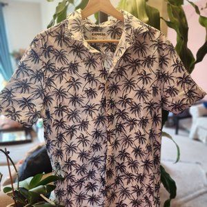 Express shirt, palms print Size M, NWOT